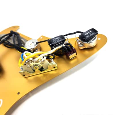 Carparelli 9-Way Strat Wiring Mod – Fully Loaded Pickguard, Vintage Single Coils, CTS Pots image 12