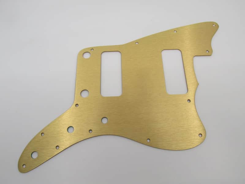 TG Jazzmaster - No Controls Upper USA/MIM - Gold Anodized, .063 thickness. image 1