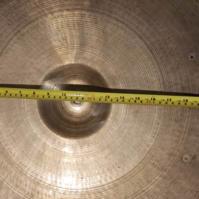 Zildjian 21" Cymbal 1950's large stamp Hollow Block (1954-1957) - Brass image 8