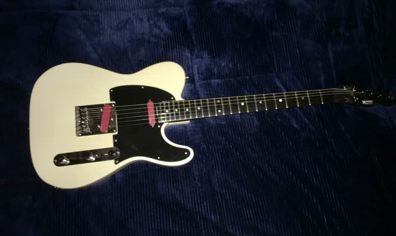 Modulus Blacknife Telecaster 1980's Aged White Blonde image 1