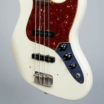 Fender Custom Shop 1964 Jazz Bass Relic - Olympic White image 3
