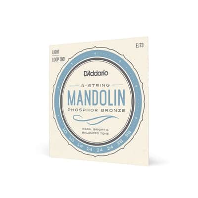 D'Addario 10-38 Light Phosphor Bronze 8 String Mandolin Strings - EJ73 image 2