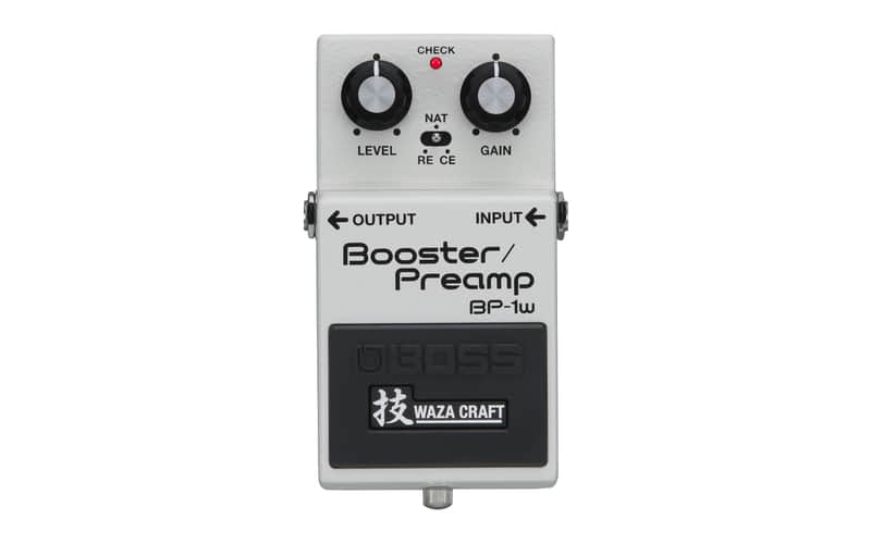 2023 - Present Boss BP-1W Booster / Preamp Waza Craft White