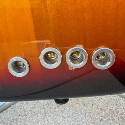 2002 Squier Standard Precision Bass Special P/J – 3-Color Sunburst - String-Through image 13