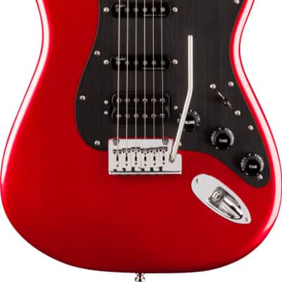Fender American Ultra II Stratocaster Electric Guitar HSS, Maple Fingerboard, Sinister Red image 2