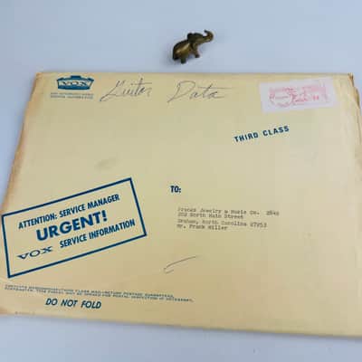 Vox Service Information Package 1968 image 13