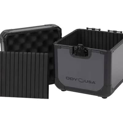 Odyssey K7060BLG KROM Series Record Case for 60 7" Vinyl Records (Black/Gray) image 8