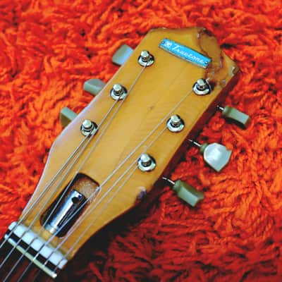 Truetone 5DC9863 (Teisco Kawai EP-8T) 60's - Hollowbody Electric Guitar Redburst image 6