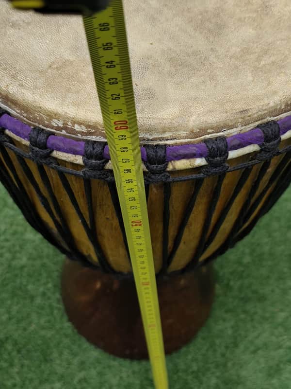 Djembé Profesional Madera Maciza Alta Densidad - 10kg - Sonido Profundo Bild 1