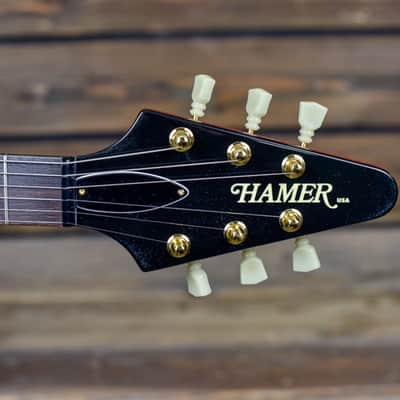Hamer Korina Vector built for Bill Kaman, 1 of 2 in this color image 5