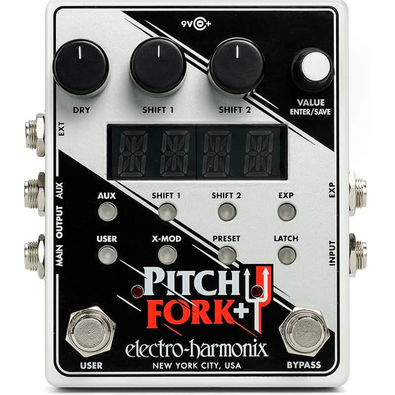 Electro-Harmonix Pitch Fork Plus - Polyphonic Pitch Shifter Effect Pedal - New image 1