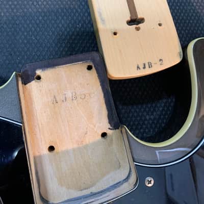 Fender AJB-58 Aerodyne Jazz Bass CIJ 2004 Dolphin Gray DiMarzio PJ PUs Japan w/ Bag image 12
