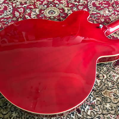 Epiphone Riviera 2003 Cherry Red with Mini-Humbuckers (Korean Peerless Factory) image 9