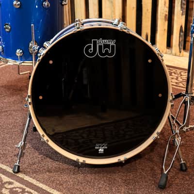 DW Performance Sapphire Blue Drum Set - 14x22,9x13,14x14,16x16 image 3