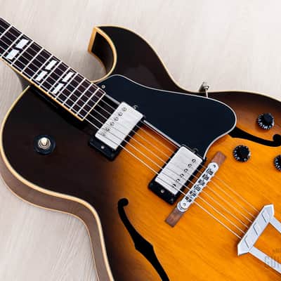 1989 Gibson ES-175 Sunburst w/ Mahogany Back/Sides, 100% Original w/ Case & Hangtag image 8