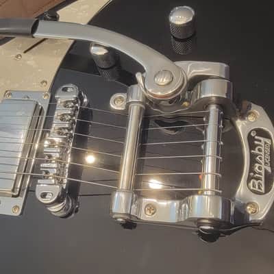 Aria 212-MK2-BK Pro II Bowery Chambered Construction Nato Body &Neck 6-String Electric Guitar w/Case image 7