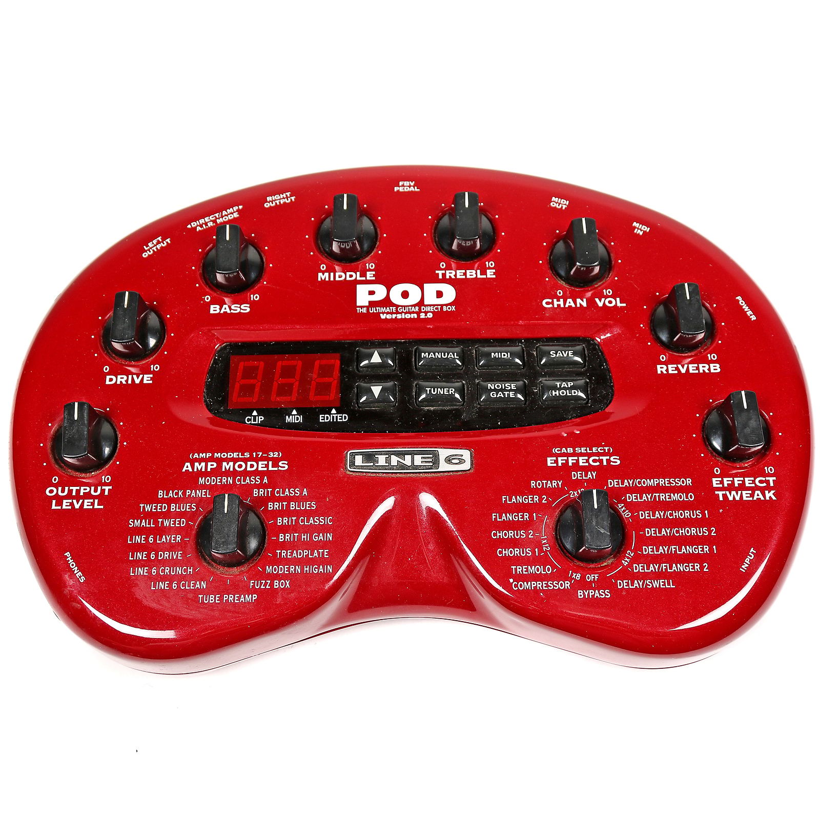 Line 6 POD 2.0 Multi-Effect and Amp Modeler