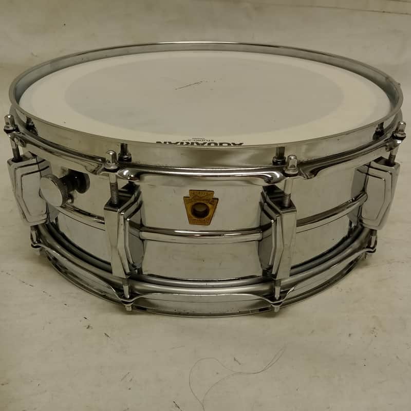 *Ludwig Supraphonic 14x5"Snare Drum Vintage 60s Keystone Badge 10Lug Chicago USA image 1