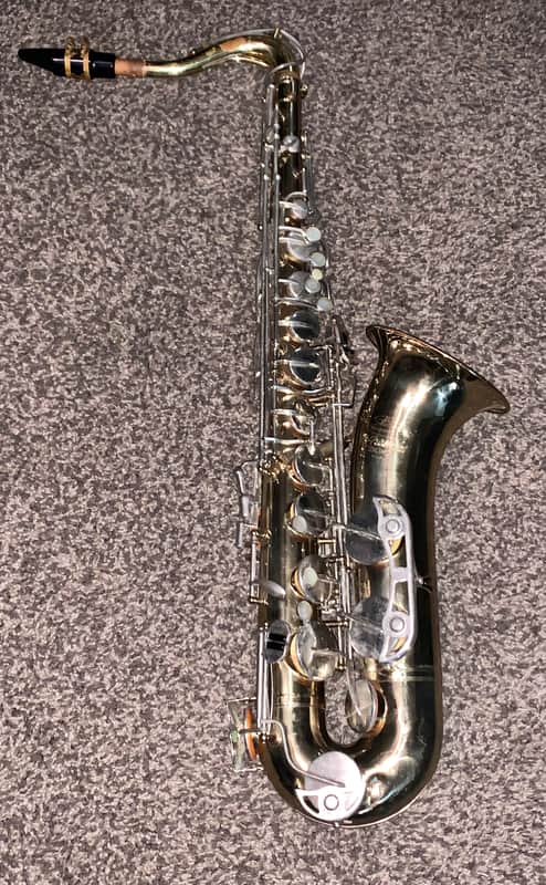 Buescher aristocratic 200 tenor Saxophone  made in the usa ohsc image 1
