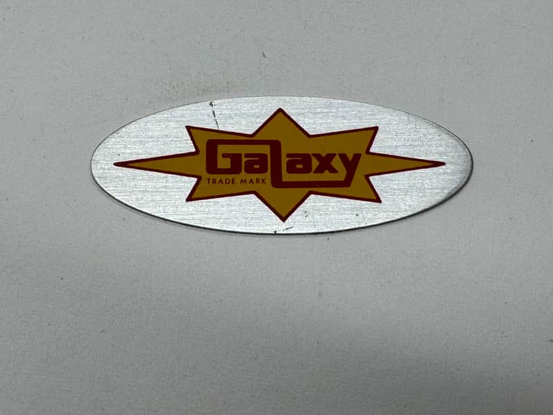 Galaxy Audio Headstock Logo Badge Emblem 60s-70s image 1