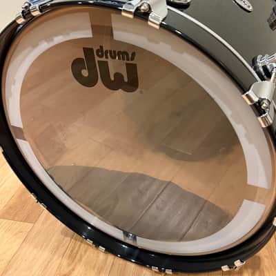 DW Collector's Series Standard Maple 18x22" Bass Drum in Piano Black Lacquer Custom w/ Chrome Hardware (Rm4) image 7