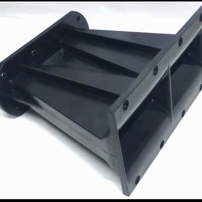 LASE 8" x 4.5" Dual 1" Bolt-On Line Array Compression Horn ( Auto or Pro Audio) image 3