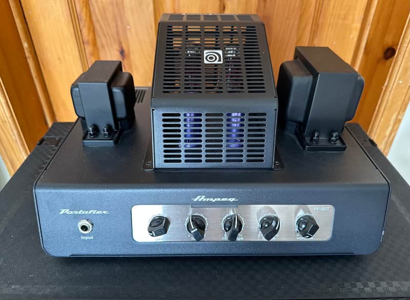 Ampeg PF-20T Portaflex 20-Watt Tube Bass Amp Head | Reverb