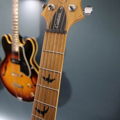PRS SE Custom 24 with Roasted Maple Fretboard 2019 - Charcoal Burst image 6