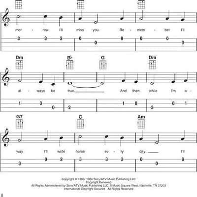 Easy Songs for Ukulele - Play the Melodies of 20 Pop, Folk, Country, and Blues Songs image 7
