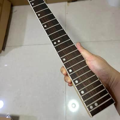 Maple Electric Guitar Neck, Rosewood 24 Frets Locking Nut image 2