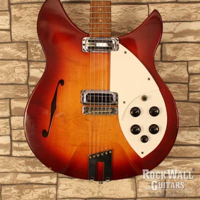 Rickenbacker  1997 Rose Morris  1989 - Fireglo  F-Hole Tom Petty 330 image 4
