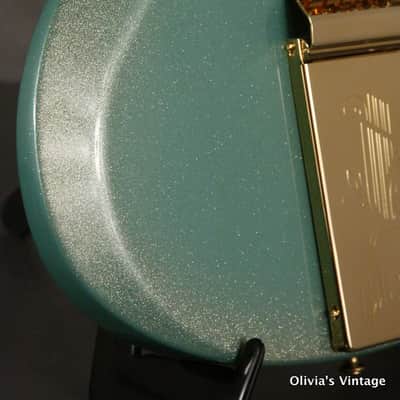 RARE 2010 Gibson Custom Shop SG/Les Paul Custom reissue INVERNESS GREEN SPARKLE image 18