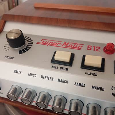 Welson Super-Matic S12 Vintage Analog Rhythm Machine Drum Box (Italy, 1970s) image 4
