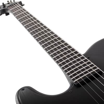 Schecter PT Black Ops Lefty - Satin Black Open Pore image 8