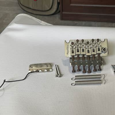 1986-87 Era Original Floyd Rose Made in Germany Chrome Tremolo Bridge Vibrato Kramer Model Guitar image 1