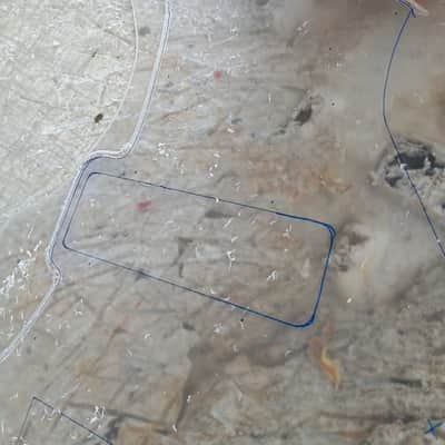Custom Hand made plexiglass BIG pickguard to fit on Rickenbacker 1950's 4000 bass image 4