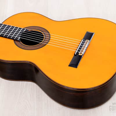 1974 Toshihiko Nakade Model 1500S Vintage Classical Guitar, Spruce + Brazilian Rosewood w/ Case image 11