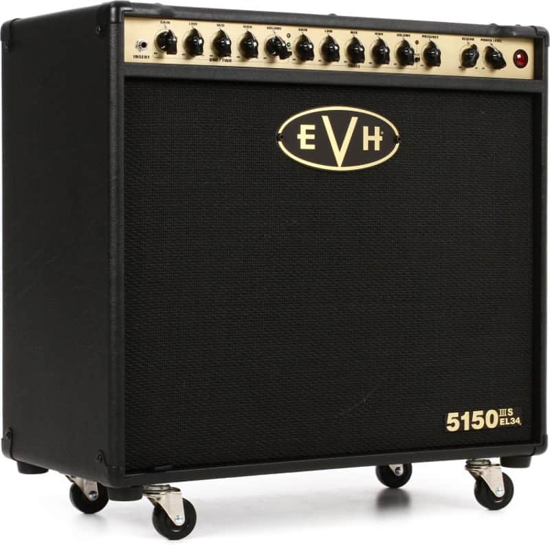 EVH 5150III 1x12-inch 50-watt Tube Combo Amp with EL34 Tubes (5150EL34112BKd1) image 1