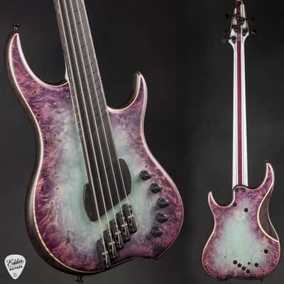 Dingwall Master Series Z3 5-String - Pastel Blue to Trans Purple Reverseburst #7999 image 1