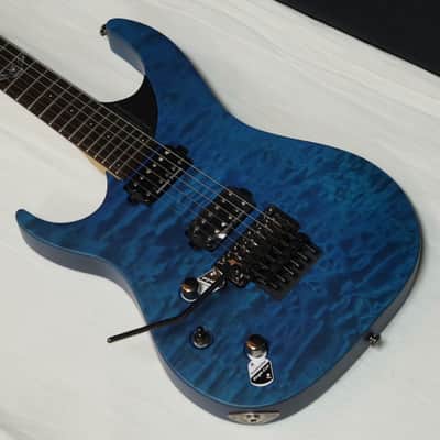 WASHBURN PXM10FRQTBLMLH Parallaxe M10 LEFTY electric GUITAR new w/ BAG - Blue LEFT-HANDED image 3