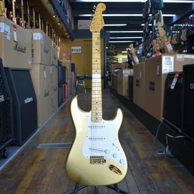 Fender Custom Shop Limited Edition 70th Anniversary 1954 Stratocaster Journeyman Relic Aged Aztec Gold w/Tweed Case image 4