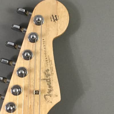 Vintage Fender Japan Strat MIJ 62RI Olympic White Reverse Nitro Relic Neck Hendrix Tribute Rare Guitar 7.6 lb Tweed HSC image 7