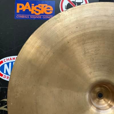 Paiste 18" BLACK LABEL 2002 China Type Cymbal 1978 w/Serial Switzerland image 8