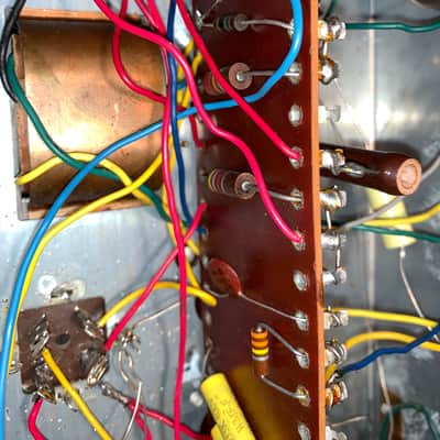 1962 Hammond A101 Organ w/ Refurbished Tube Preamp - Dark Mahogany image 11