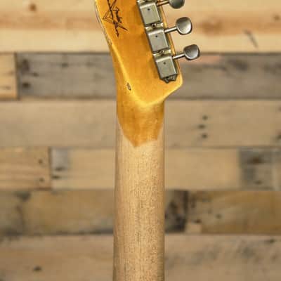 Fender Custom Shop 1965 Telecaster Custom Heavy Relic Faded 3-Color Sunburst w/ Case image 7
