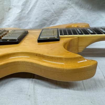 Epiphone SC-550 sc550 Scroll Singlecut Guitar with Chipboard Case Vintage - Natural image 15