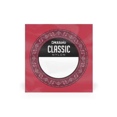 D'Addario - J2705 - Normal Tension Classical 5th Guitar String - Silver Wound image 1