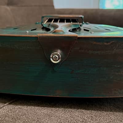 Recording King Swamp Dog Style-O, 2025 Model in Distressed Vintage Green image 8