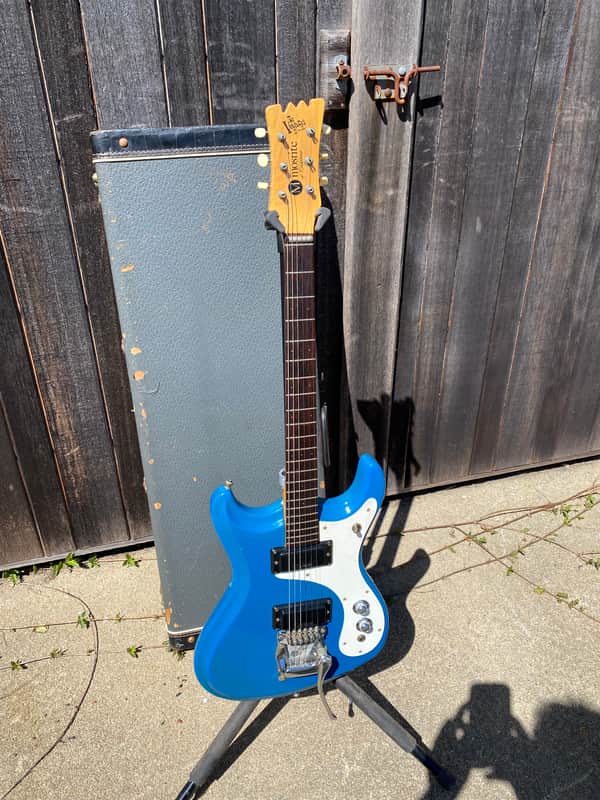 Vintage 1965/66 Mosrite Ventures II Blue image 1