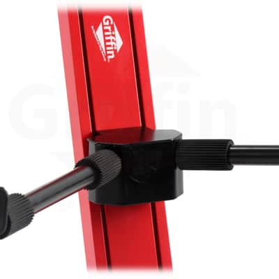 GRIFFIN Two Tier Column Keyboard Stand – Mic Boom 2 Arm Double Mount Studio Gear image 6
